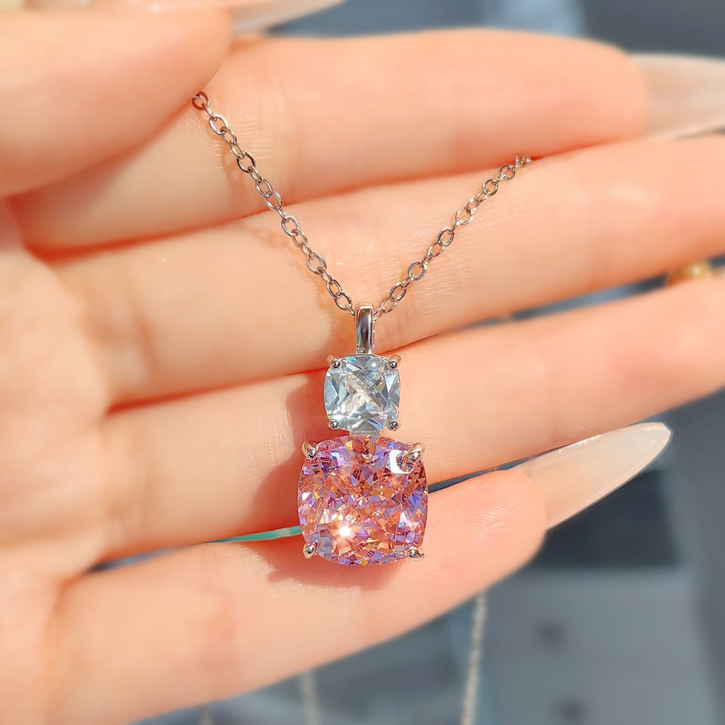 Adeline Rosetta Set | White Gold